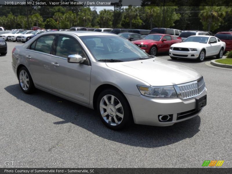 Vapor Silver Metallic / Dark Charcoal 2008 Lincoln MKZ Sedan