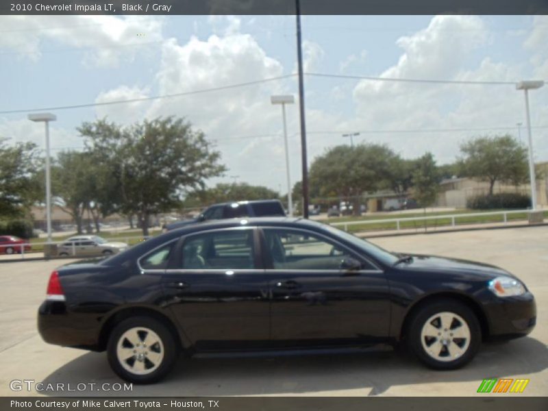 Black / Gray 2010 Chevrolet Impala LT