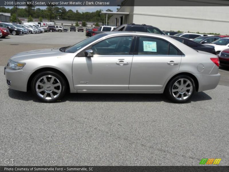 Vapor Silver Metallic / Dark Charcoal 2008 Lincoln MKZ Sedan