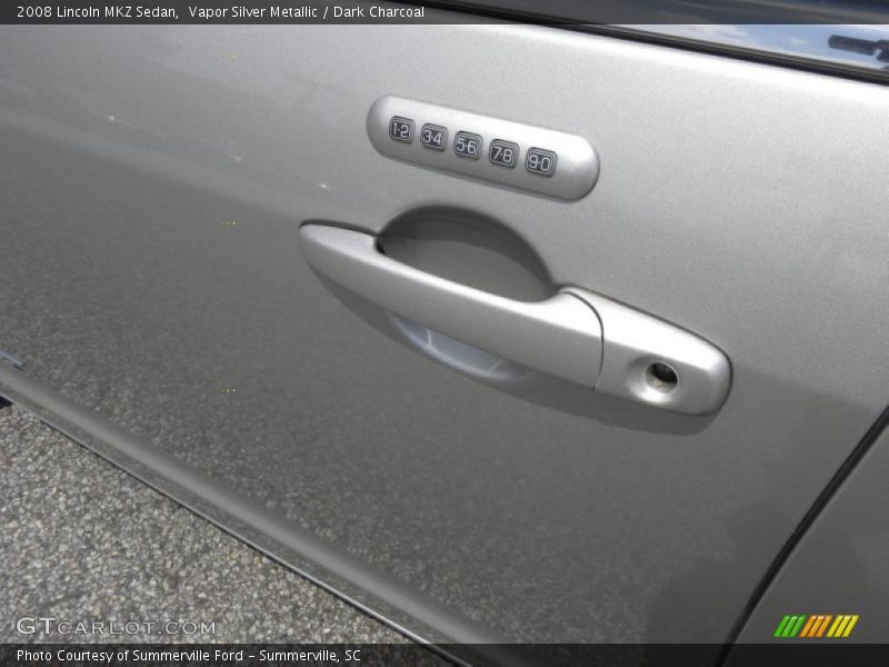 Vapor Silver Metallic / Dark Charcoal 2008 Lincoln MKZ Sedan