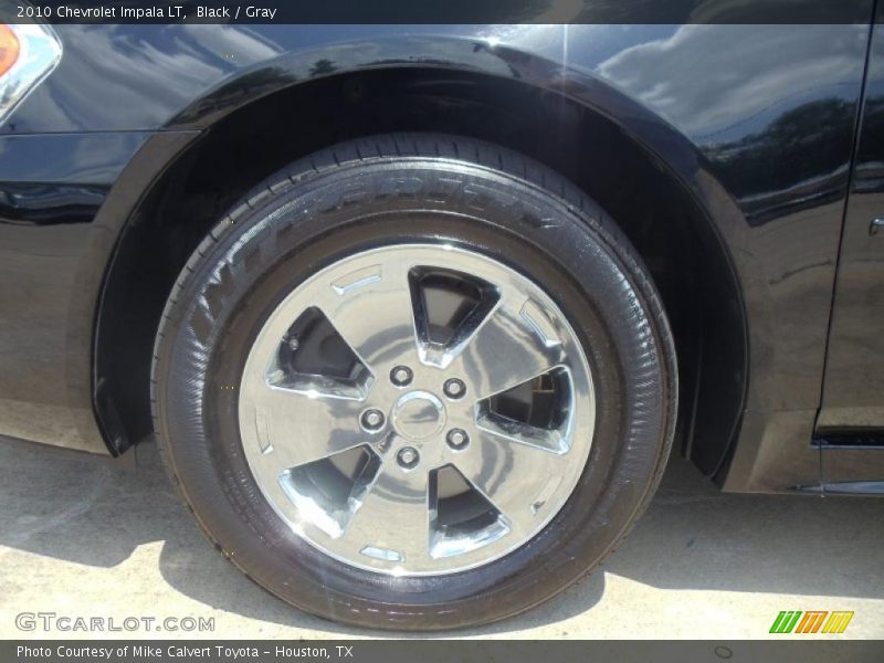 Black / Gray 2010 Chevrolet Impala LT