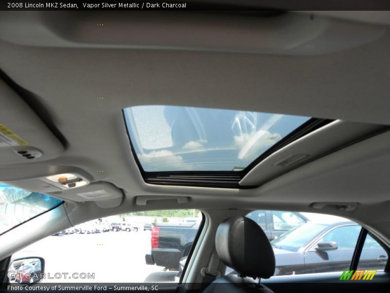 Vapor Silver Metallic / Dark Charcoal 2008 Lincoln MKZ Sedan