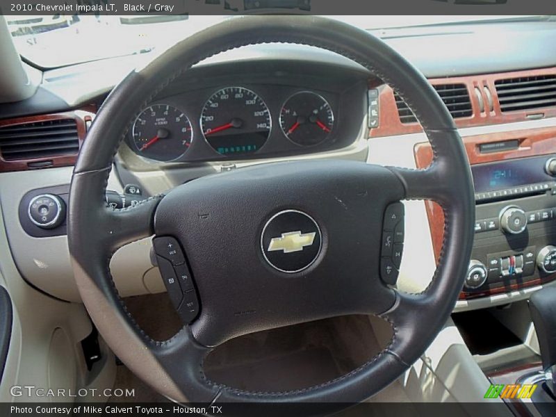 Black / Gray 2010 Chevrolet Impala LT