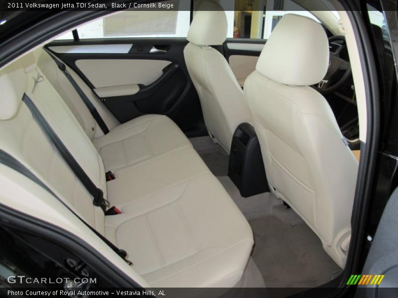 Black / Cornsilk Beige 2011 Volkswagen Jetta TDI Sedan