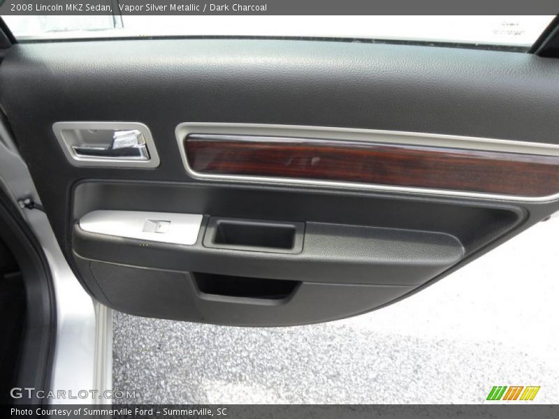 Vapor Silver Metallic / Dark Charcoal 2008 Lincoln MKZ Sedan