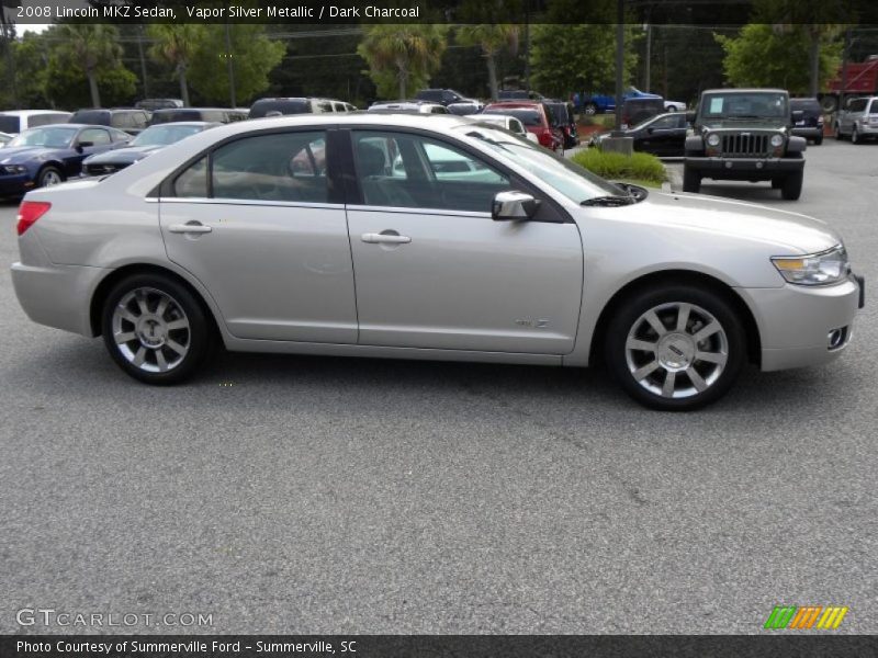 Vapor Silver Metallic / Dark Charcoal 2008 Lincoln MKZ Sedan