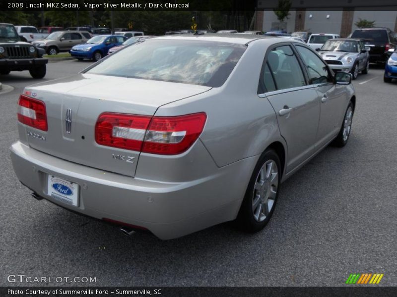 Vapor Silver Metallic / Dark Charcoal 2008 Lincoln MKZ Sedan