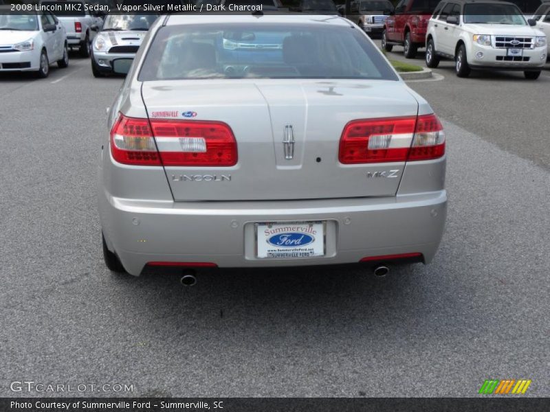 Vapor Silver Metallic / Dark Charcoal 2008 Lincoln MKZ Sedan