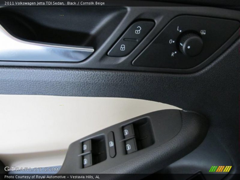 Black / Cornsilk Beige 2011 Volkswagen Jetta TDI Sedan