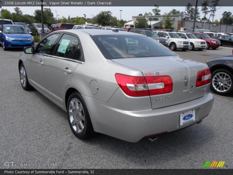 Vapor Silver Metallic / Dark Charcoal 2008 Lincoln MKZ Sedan