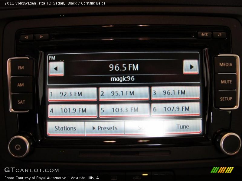 Black / Cornsilk Beige 2011 Volkswagen Jetta TDI Sedan