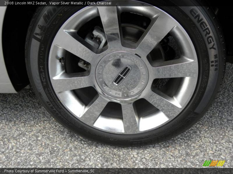 Vapor Silver Metallic / Dark Charcoal 2008 Lincoln MKZ Sedan