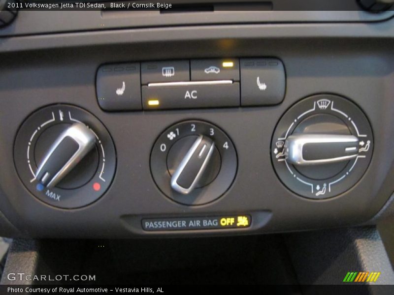 Black / Cornsilk Beige 2011 Volkswagen Jetta TDI Sedan