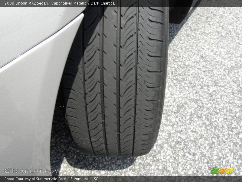Vapor Silver Metallic / Dark Charcoal 2008 Lincoln MKZ Sedan