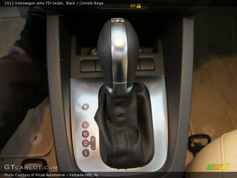 Black / Cornsilk Beige 2011 Volkswagen Jetta TDI Sedan