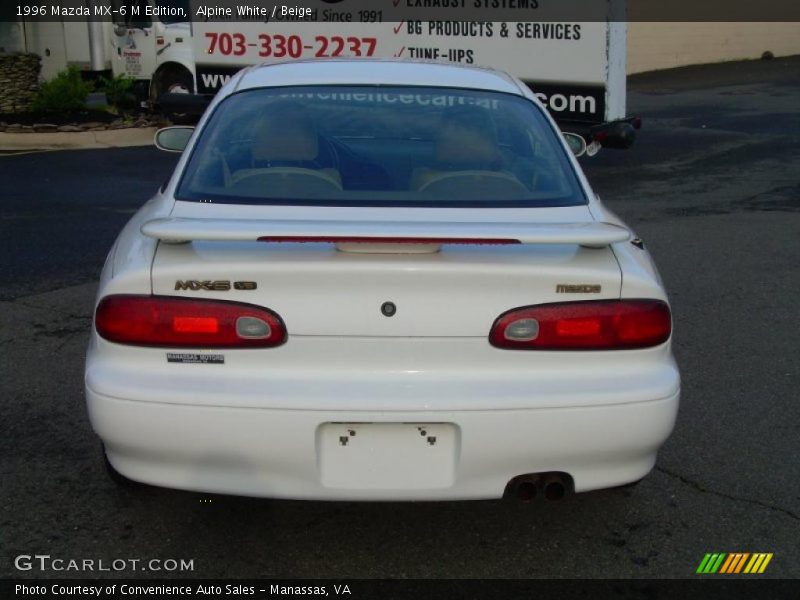 Alpine White / Beige 1996 Mazda MX-6 M Edition