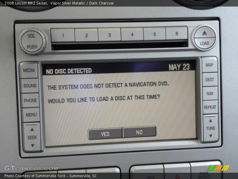 Vapor Silver Metallic / Dark Charcoal 2008 Lincoln MKZ Sedan