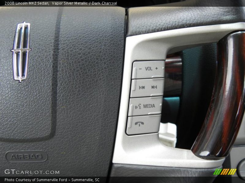 Vapor Silver Metallic / Dark Charcoal 2008 Lincoln MKZ Sedan