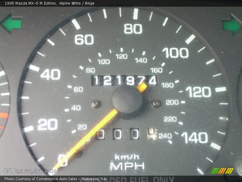 Alpine White / Beige 1996 Mazda MX-6 M Edition