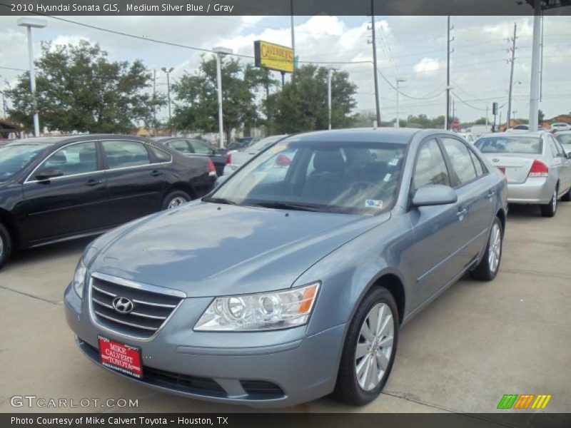 Medium Silver Blue / Gray 2010 Hyundai Sonata GLS