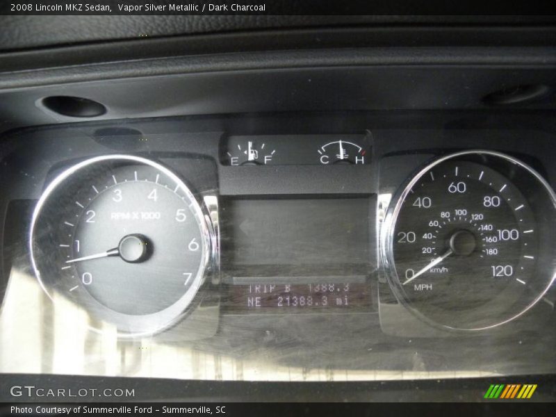 Vapor Silver Metallic / Dark Charcoal 2008 Lincoln MKZ Sedan