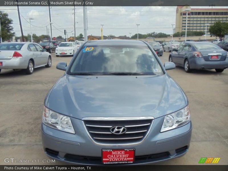 Medium Silver Blue / Gray 2010 Hyundai Sonata GLS