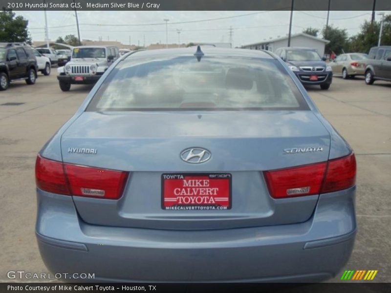 Medium Silver Blue / Gray 2010 Hyundai Sonata GLS