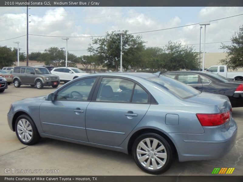 Medium Silver Blue / Gray 2010 Hyundai Sonata GLS