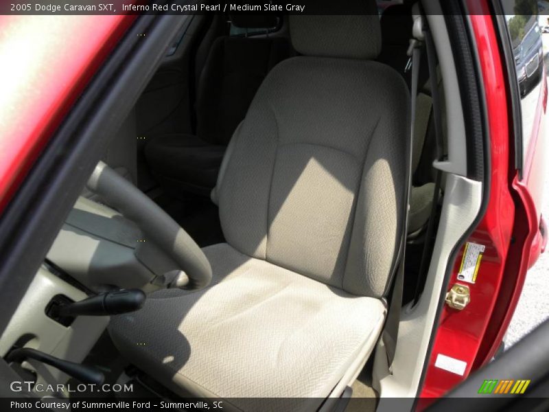 Inferno Red Crystal Pearl / Medium Slate Gray 2005 Dodge Caravan SXT