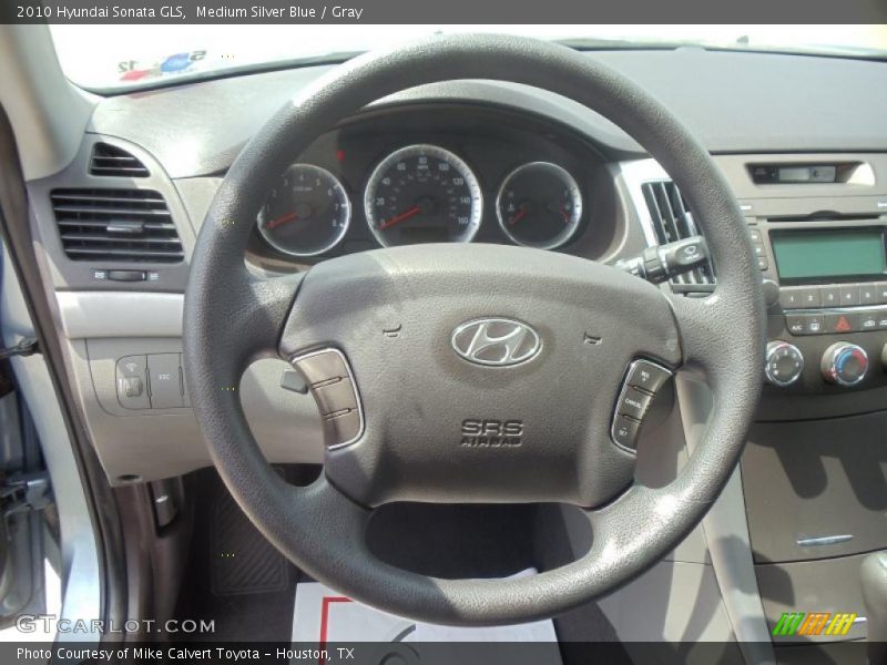 Medium Silver Blue / Gray 2010 Hyundai Sonata GLS
