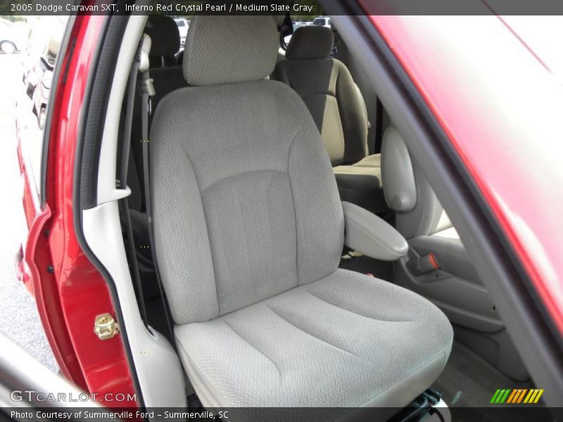 Inferno Red Crystal Pearl / Medium Slate Gray 2005 Dodge Caravan SXT