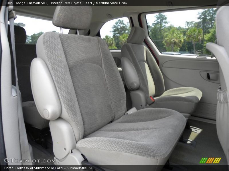 Inferno Red Crystal Pearl / Medium Slate Gray 2005 Dodge Caravan SXT