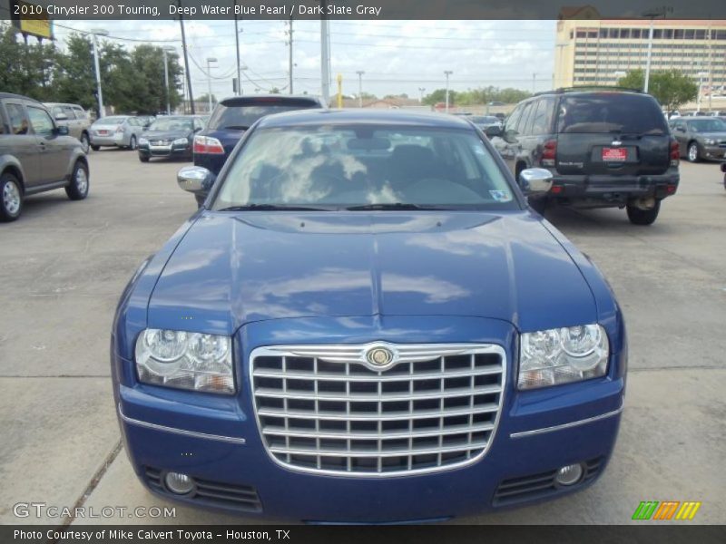 Deep Water Blue Pearl / Dark Slate Gray 2010 Chrysler 300 Touring