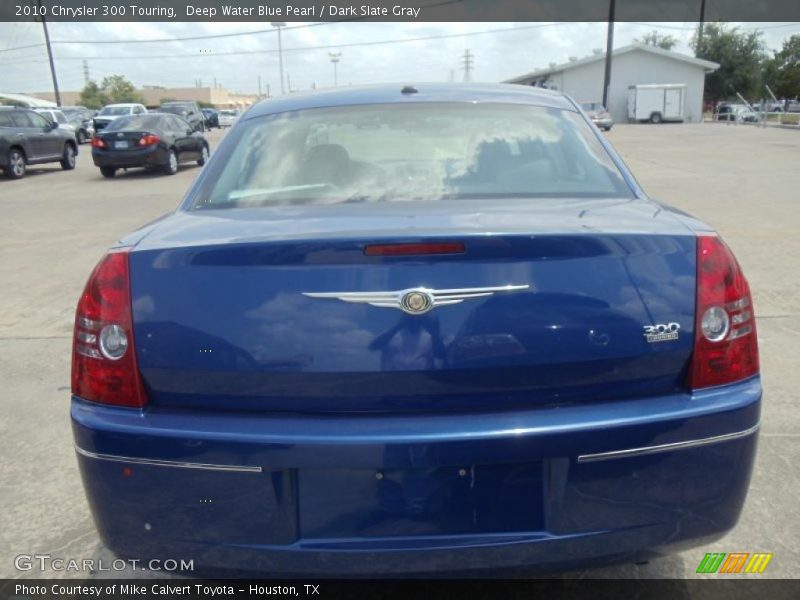 Deep Water Blue Pearl / Dark Slate Gray 2010 Chrysler 300 Touring