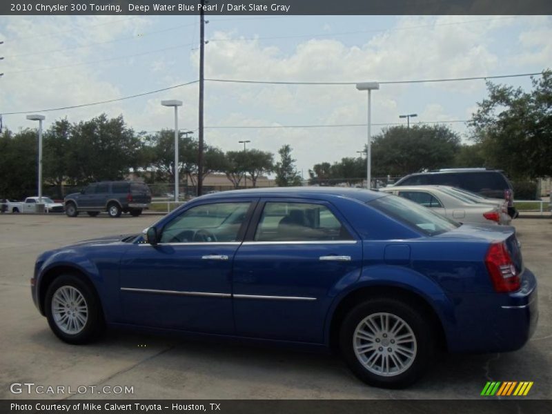 Deep Water Blue Pearl / Dark Slate Gray 2010 Chrysler 300 Touring