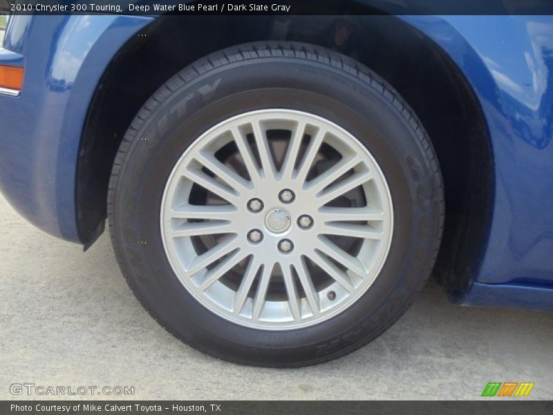 Deep Water Blue Pearl / Dark Slate Gray 2010 Chrysler 300 Touring