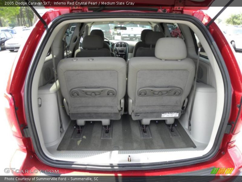 Inferno Red Crystal Pearl / Medium Slate Gray 2005 Dodge Caravan SXT