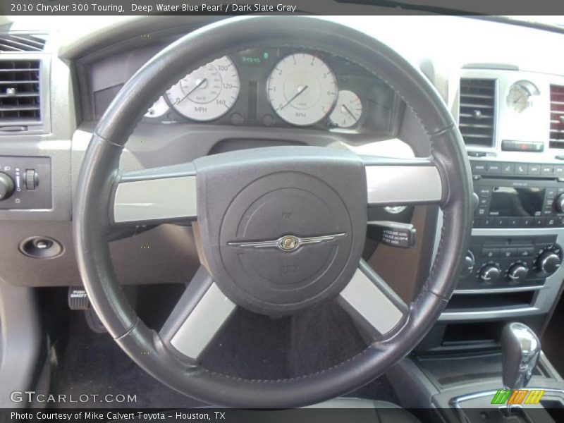 Deep Water Blue Pearl / Dark Slate Gray 2010 Chrysler 300 Touring