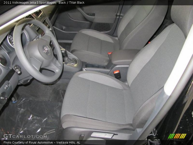 Black / Titan Black 2011 Volkswagen Jetta S SportWagen