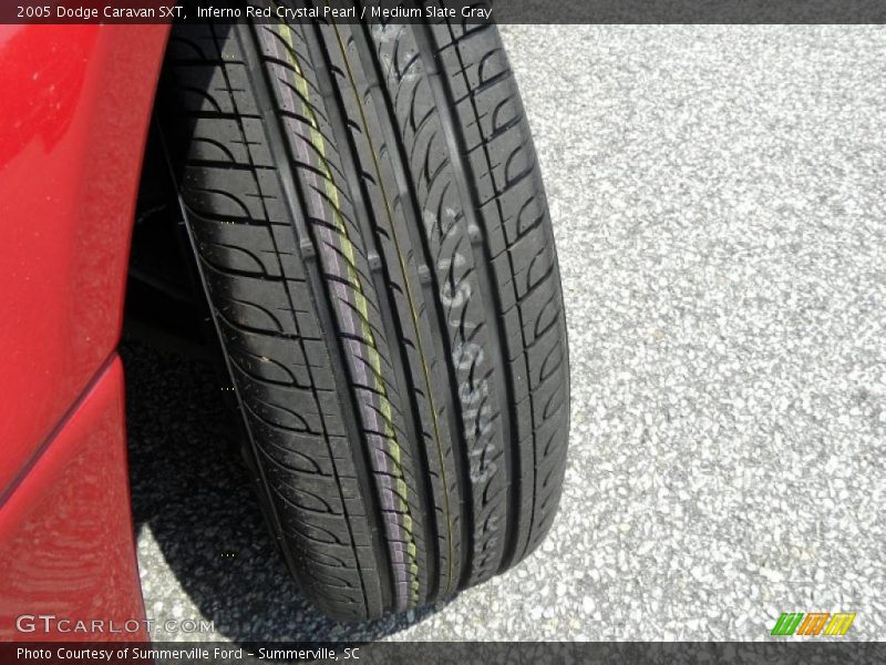 Inferno Red Crystal Pearl / Medium Slate Gray 2005 Dodge Caravan SXT