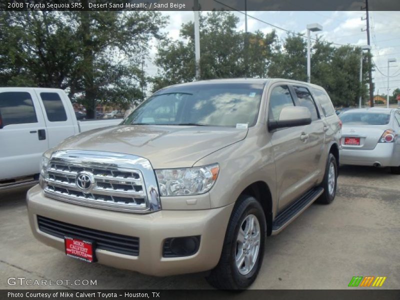Desert Sand Metallic / Sand Beige 2008 Toyota Sequoia SR5