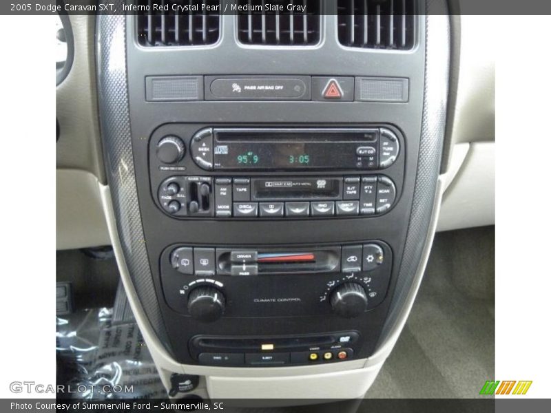 Inferno Red Crystal Pearl / Medium Slate Gray 2005 Dodge Caravan SXT