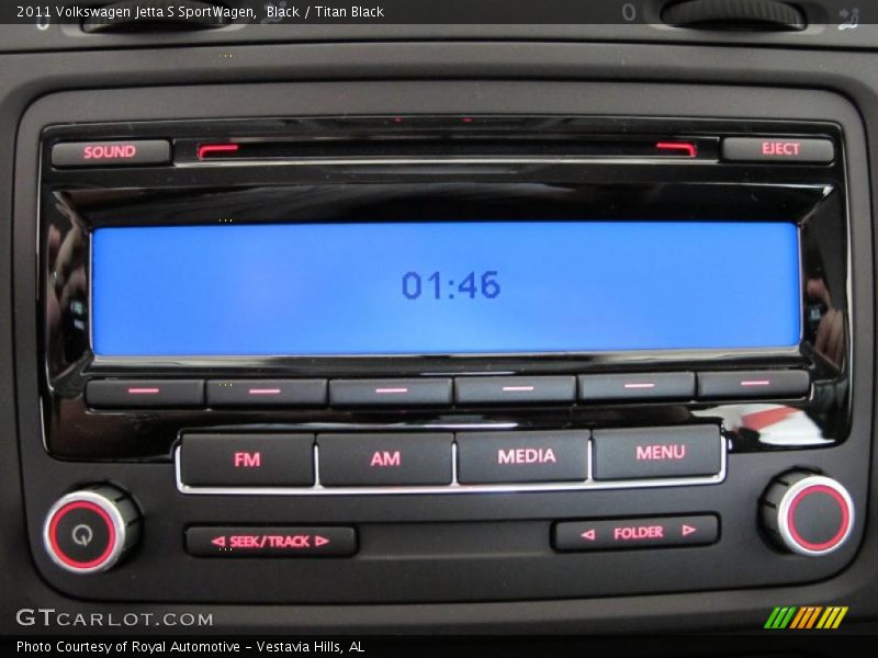 Black / Titan Black 2011 Volkswagen Jetta S SportWagen