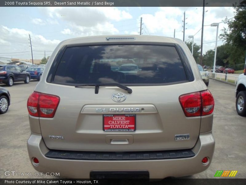 Desert Sand Metallic / Sand Beige 2008 Toyota Sequoia SR5