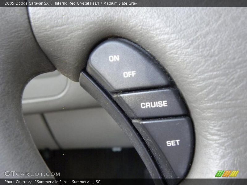 Inferno Red Crystal Pearl / Medium Slate Gray 2005 Dodge Caravan SXT