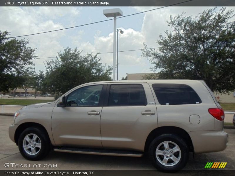 Desert Sand Metallic / Sand Beige 2008 Toyota Sequoia SR5