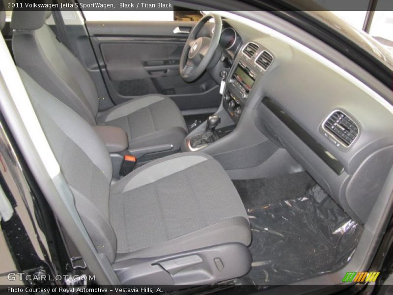 Black / Titan Black 2011 Volkswagen Jetta S SportWagen