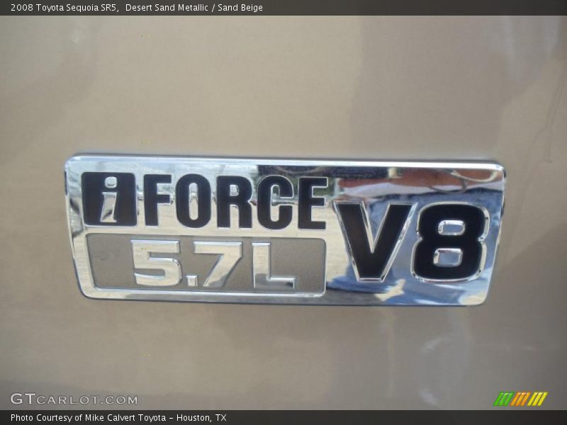 Desert Sand Metallic / Sand Beige 2008 Toyota Sequoia SR5