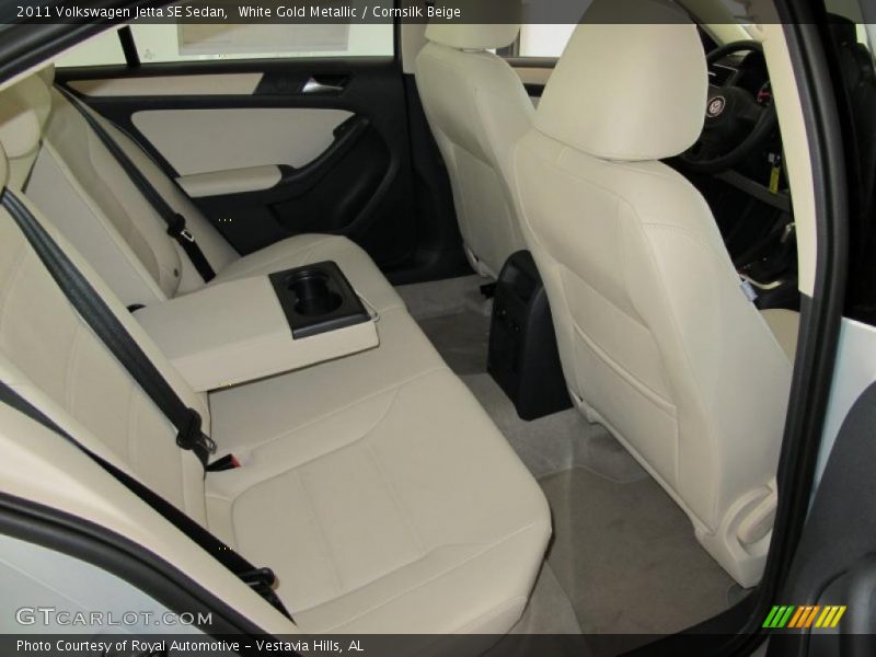 White Gold Metallic / Cornsilk Beige 2011 Volkswagen Jetta SE Sedan