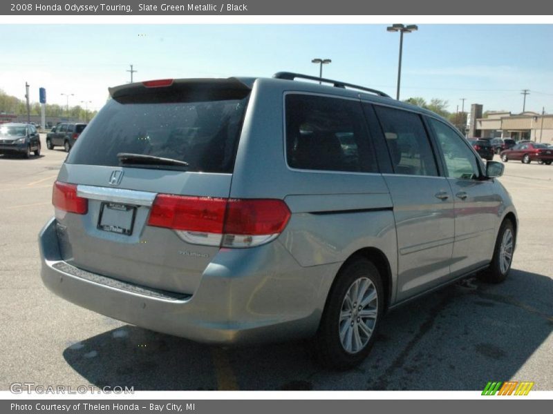 Slate Green Metallic / Black 2008 Honda Odyssey Touring
